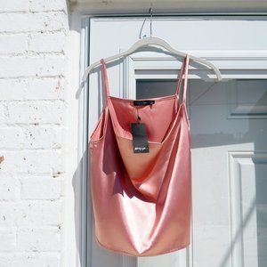 Satin Cowl Neck Cami NWT